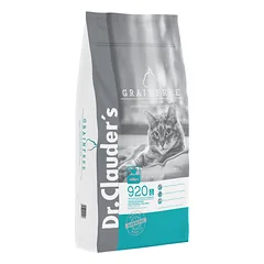 DR.CLAUDER'S High Premium sausas begrūdis pašaras suaugusioms katėms 10 kg