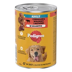 PEDIGREE Adult 400g - drėgnas šunų ėdalas su jautiena drebučiuose photo