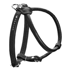 HUNTER petnešos šunims Round & Soft Canadian Up, S/1, spalva: juoda, kaklas: 33 cm, krūtinė: 42 - 47 cm, plotis: 6/14 mm — 3 nuotrauka