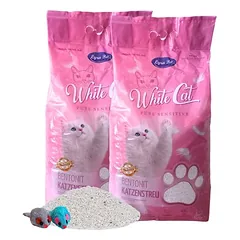 Lyra Pet® White Cat® Pure Sensitive bentonito kraikas katėms