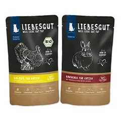 Liebesgut Katzenfutter Probierpaket Sensitiv 4 x 100 g