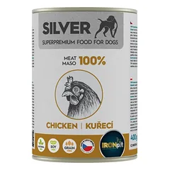 IRONpet Silver Dog Chicken 100% meat 400g vištienos konservai šunims photo