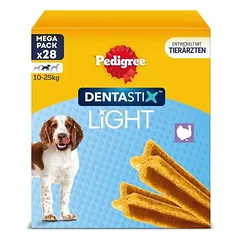 Pedigree Dentastix Light: dantų priežiūros skanėstas vidutinio dydžio šunims (10 - 25 kg) — 2 nuotrauka