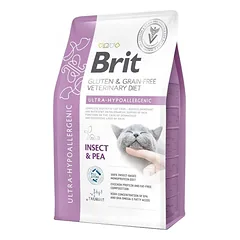 Brit Veterinary Diets Ultra Hypoallergenic sausas maistas katėms