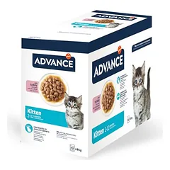 Advance Kitten su kalakutiena, drėgnas maistas kačiukams — 2 nuotrauka