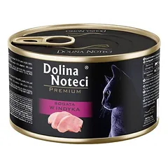 DOLINA NOTECI Premium Turtingas su kalakutiena drėgnas maistas katėms 185 g