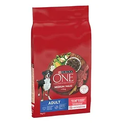 PURINA ONE Medium/Maxi Adult su jautiena ir ryžiais, sausas maistas šunims, 5 - 9,9 kg — 3 nuotrauka