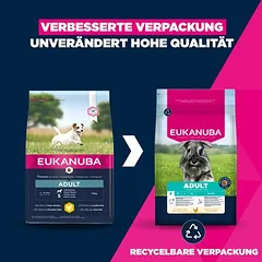 Eukanuba Premium Nutrition Adult Small Breed su vištiena, sausas maistas šunims, Sparpaket: 2 x 7,5 kg — 4 nuotrauka