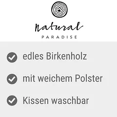 Natural Paradise minkštas guolis katėms Vinca — 3 nuotrauka