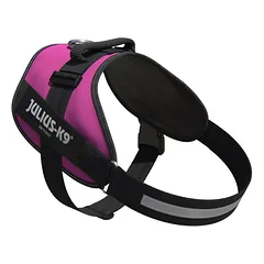 Julius - K9 IDC Powerharness Dark - aukštos kokybės tamsios spalvos šunų pakinktai