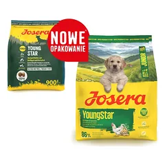 Josera Young Star begrūdis sausas pašaras jauniems šunims su paukštiena, 12,5 kg — 2 nuotrauka