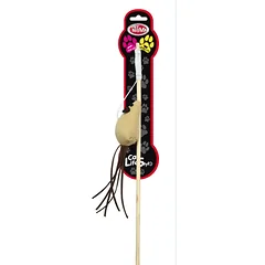 PET NOVA pagaliukas katei pelytėsu odine uodega 40cm 3vnt