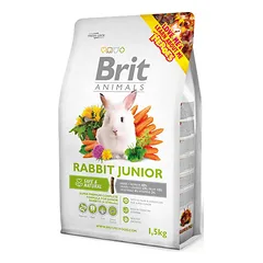 BRIT ANIMALS Rabbit Junior Complete 1,5kg jauniems triušiukams
