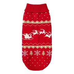 Wolters Strickpullover Santa rot/gold