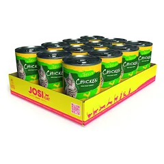 JOSERA JosiCat Vištiena drebučiuose 12 x 400g suaugusioms katėms