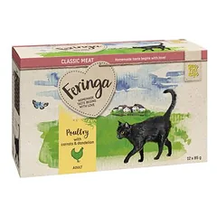 Feringa Classic Meat Menü Pouch drėgnas maistas katėms, ekonominė pakuotė 24 x 85 g — 4 nuotrauka