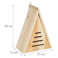 Vabzdžių viešbutis 28x21x12cm., šviesiai rudos spalvos — 4 nuotrauka