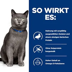 Hill's Prescription Diet d/d Food Sensitivities su antiena ir žaliaisiais žirneliais, sausas maistas katėms, 3 - 4,9 kg — 3 nuotrauka