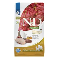 N&D Quinoa Skin & Coat yra dietinis visavertis pašaras suaugusiems šunims sudedamųjų dalių ir maistinių medžiagų netoleravimui mažinti 2.5 kg