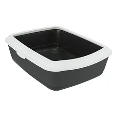 TRIXIE Classic kraiko dėžė su rėmu tamsiai pilka ir balta 37x15x47 cm