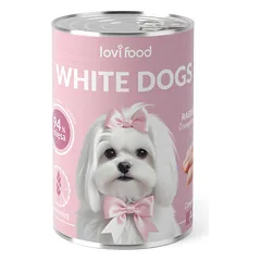 Lovi Food Dogs Rabbit & Turkey - šlapias maistas šunims, triušiena su kalakutiena, cukinija ir ramunėlėmis
