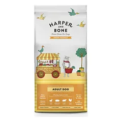 Harper and Bone Dog Suaugusiųjų Didelis & Vidutinis šviežias iš rinkos 2 kg