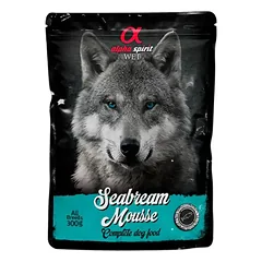 ALPHA SPIRIT Wet konservuoti putėsiai šunims su dorados žuvimi 300 g
