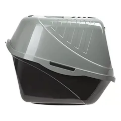 Ecomfy uždaras tualetas katėms eco, pilkas, 54x40x40 — 3 nuotrauka