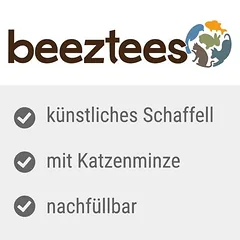 beeztees žaidimo pagalvėlė katėms Zac su katžole, 1 vnt. — 2 nuotrauka