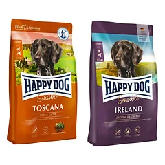 HAPPY DOG Supreme toscana 12.5 kg + Irland 12.5 kg