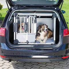 Trixie Transportbox Aluminium doppelt