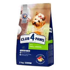 CLUB 4 PAWS Premium sausas pašaras mažų veislių suaugusiems šunims 2 kg
