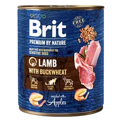 Brit Premium by Nature konservai šunims Lamb with Buckwheat 800g.