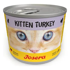 JOSERA Kitten Kalakutienos drėgno kačiukų ėdalo skardinė 6 x 200 g