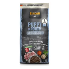 Belcando Puppy Grain-Free Poultry begrūdis sausas pašaras su naminių paukščių mėsa jauniems šuniukams