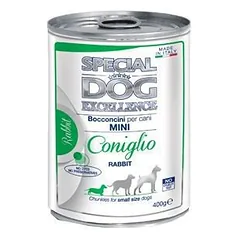Special Dog Excellence Mini Chunkies Adult Rabbit drėgnas maistas smulkiems šunims su triušiena, 400 g