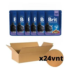 Brit Premium Cod Fish konservai katėms su menke, dėžė x 24vnt — 2 nuotrauka