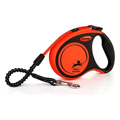 FLEXI pavadėlis šuniui Xtreme S juostinis 5m, oranžinis