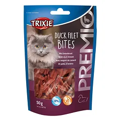 Trixie Premio Filet Bites Duck Breast skanėstai katėms, 50 g