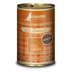 Escapure Senior Salmon - šlapias maistas senjorams šunims, lašiša ir silkė su daržovėmis