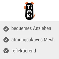 TIAKI Wave Vest petnešos, raudonos, Labai mažiems < 4 kg — 2 nuotrauka
