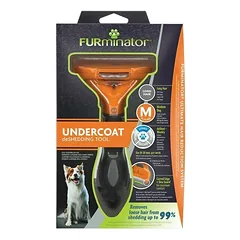 Furminatorius Undercoat deShedding ilgaplaukiams šunims, M