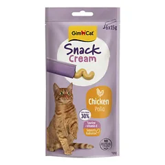 GimCat Snack Cream Chicken 6x15 g