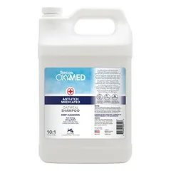 TropiClean OxyMed Anti-Itch Medicated Shampoo medicininis šampūnas nuo niežėjimo šunims ir katėms, 355 ml