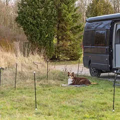 Trixie mobili šunų tvorelė, apie L 15 m — 5 nuotrauka