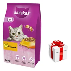 WHISKAS Adult 1,4 kg + STAIGMENA KATEI