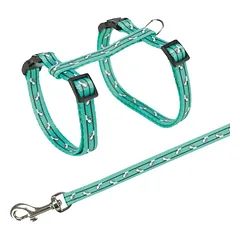 TRIXIE Kačių petnešos su pavadėliu, 27-45 cm-10 mm, 1.20 m (pak.4) — 4 nuotrauka