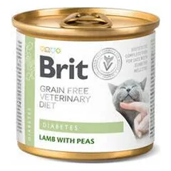 Brit Veterinary Diets Cat Diabetes šlapias maistas katėms su diabetu ir lėtiniu kolitu, 200 g