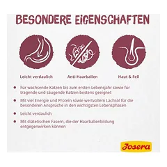 Josera Kitten, sausas maistas katėms, > 10 kg — 5 nuotrauka