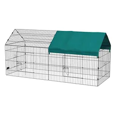 Gyvūnų aptvaras PawHut 220x85x103cm., juodos spalvos